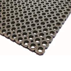 Barstuff Fußbodenmatte schwarz - Gummi (100x150cm)