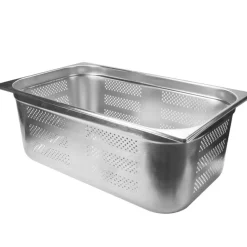 Barstuff Gastronormbehälter gelocht 200mm Tiefe - Edelstahl (GN 1/1)