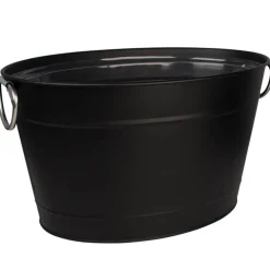 Barstuff Getränkewanne schwarz mit Einsatz - 40x28x22cm