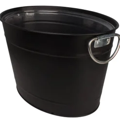 Barstuff Getränkewanne schwarz mit Einsatz - 40x28x22cm