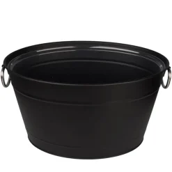 Barstuff Getränkewanne schwarz mit Einsatz - 40x28x22cm