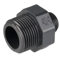 Barstuff Gewindefitting Reduzierstück 3/4" AG x 3/8" AG - PVC