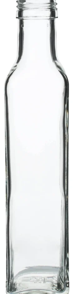Barstuff Glasflasche eckig - 250ml