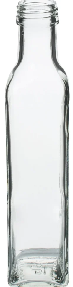 Barstuff Glasflasche eckig - 250ml