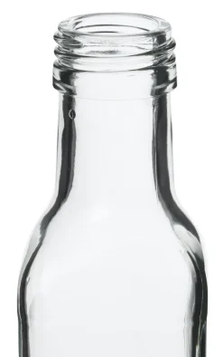 Barstuff Glasflasche eckig - 250ml