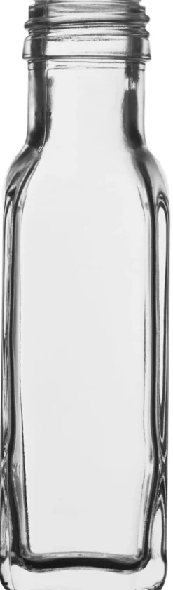 Barstuff Glasflasche eckig - 100ml