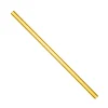 Barstuff Glastrinkhalme (8x200mm) - gelb (50 Stk. + 3 Bürsten)
