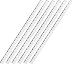 Barstuff Glastrinkhalme (10x230mm) - klar (6 Stk. + Bürste)