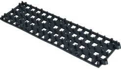 Barstuff Gläserabstellmatte schwarz - 9x31cm