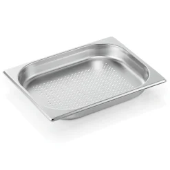 Barstuff GN 1/2 Behälter, Bodenlochung, CNS - H 4cm (Serie GN CORE)