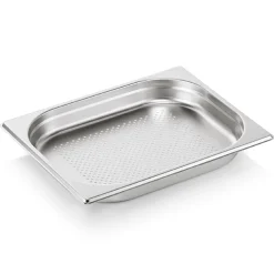 Barstuff GN 1/2 Behälter, mit Bodenlochung, CNS, GN ESSENTIALS - 4cm (6 Stk.)