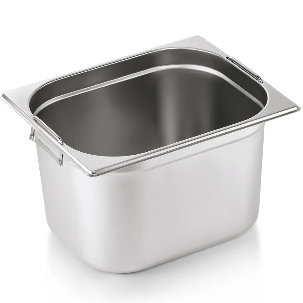 Barstuff GN 1/2 Behälter, mit Fallgriffen, CNS - 20cm (Serie GN CORE)