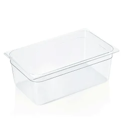Barstuff GN 1/1 Behälter mit Skalierung, Polycarbonat transparent - H 20cm (Serie GN 94)