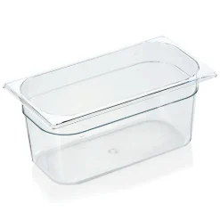 Barstuff GN 1/3 Behälter mit Skalierung, Polycarbonat transparent - H 15cm (Serie GN 94)