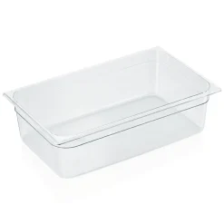 Barstuff GN 1/1 Behälter mit Skalierung, Polycarbonat transparent - H 15cm (Serie GN 94)