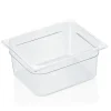 Barstuff GN 1/2 Behälter mit Skalierung, Polycarbonat transparent - H 15cm (Serie GN 94)