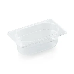 Barstuff GN 1/9 Behälter mit Skalierung, Polycarbonat transparent - H 6,5cm (Serie GN 94)