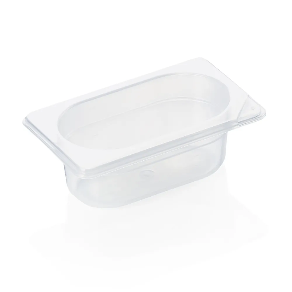 Barstuff GN 1/9 Behälter mit Skalierung, Polypropylen - H 6,5cm (Serie GN 89)