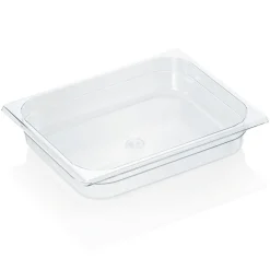 Barstuff GN 1/2 Behälter mit Skalierung, Polycarbonat transparent - H 6,5cm (Serie GN 94)