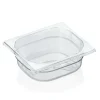 Barstuff GN 1/6 Behälter mit Skalierung, Polycarbonat transparent - H 6,5cm (Serie GN 94)