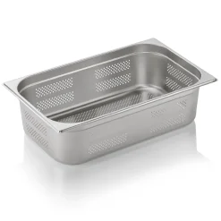 Barstuff GN 1/1 Behälter, Seiten- & Bodenlochung, CNS - H 15cm (Serie GN CORE)