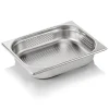Barstuff GN 1/2 Behälter, Seiten- & Bodenlochung, CNS - H 6,5cm (Serie GN CORE)