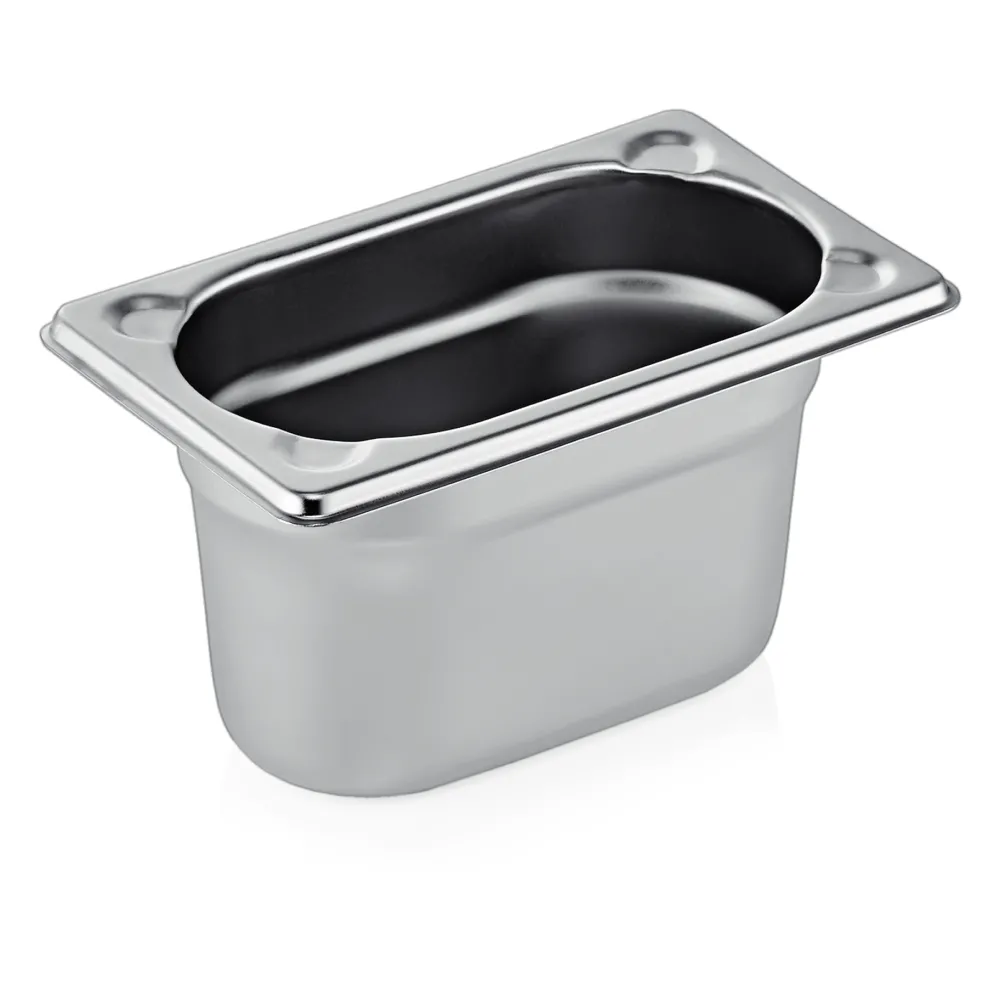 Barstuff GN 1/9 Behälter, U-Ecken, CNS - H 10cm (Serie GN CORE)
