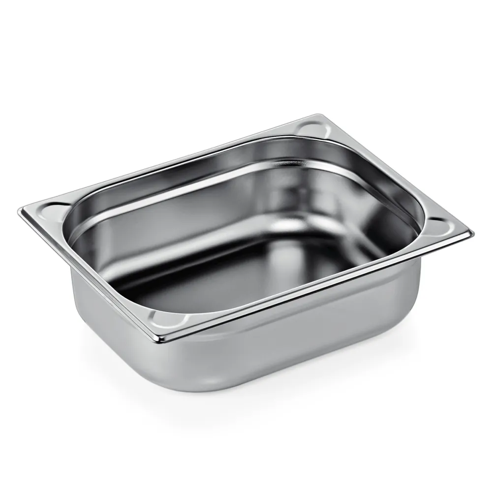 Barstuff GN 1/2 Behälter, U-Ecken, CNS - H 10cm (Serie GN CORE)