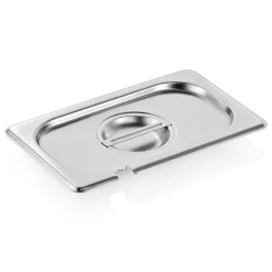 Barstuff GN 1/4 Deckel, mit Löffelaussparung, CNS 18/8 (Serie GN SELECT)