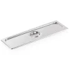 Barstuff GN 2/4 Deckel, mit Löffelaussparung, CNS (Serie GN CORE)
