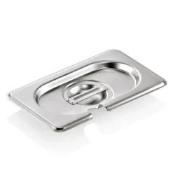 Barstuff GN 1/9 Deckel, mit Löffelaussparung, CNS 18/8 (Serie GN SELECT)
