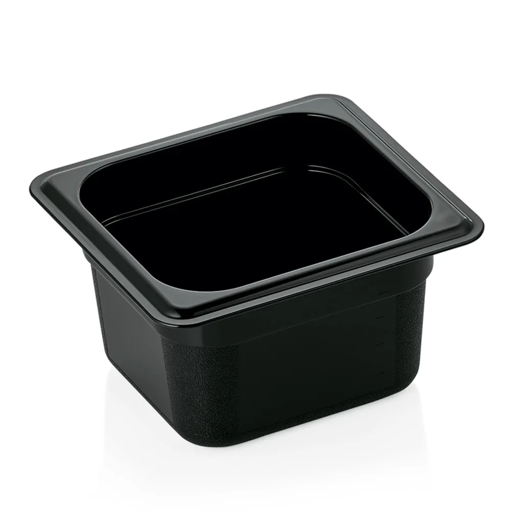 Barstuff GN 1/6 Gastronormbehälter 65mm Tiefe - PC schwarz (Serie GN 96)