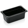 Barstuff GN 1/4 Gastronormbehälter 100mm Tiefe - PC schwarz (Serie GN 96)