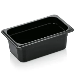 Barstuff GN 1/4 Gastronormbehälter 100mm Tiefe - PC schwarz (Serie GN 96)