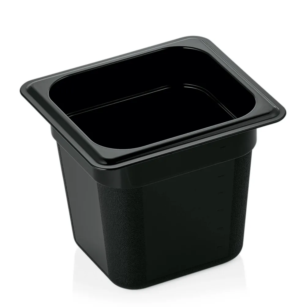 Barstuff GN 1/6 Gastronormbehälter 150mm Tiefe - PC schwarz (Serie GN 96)