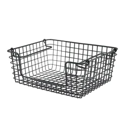 Barstuff GN 1/2 Präsentationskorb, Draht schwarz - offene Seite