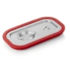 Barstuff GN 1/4 Transportdeckel, mit Silikondichtung, CNS 18/8 (Serie GN SELECT)