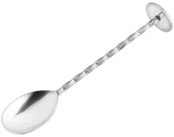 Barstuff G&T Barlöffel mit Disc, gedreht, Edelstahl - 15cm