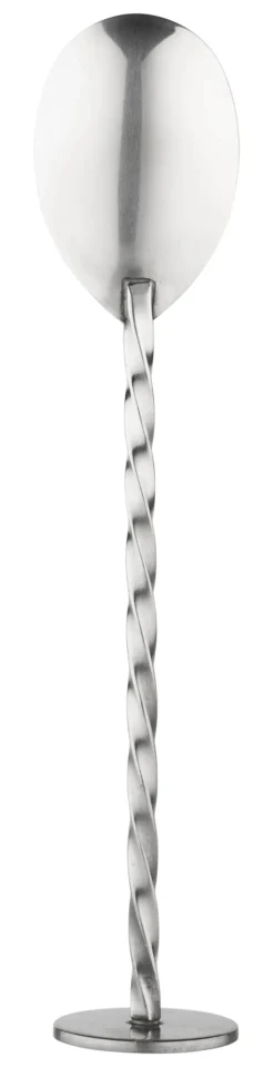 Barstuff G&T Barlöffel mit Disc, gedreht, Edelstahl - 15cm