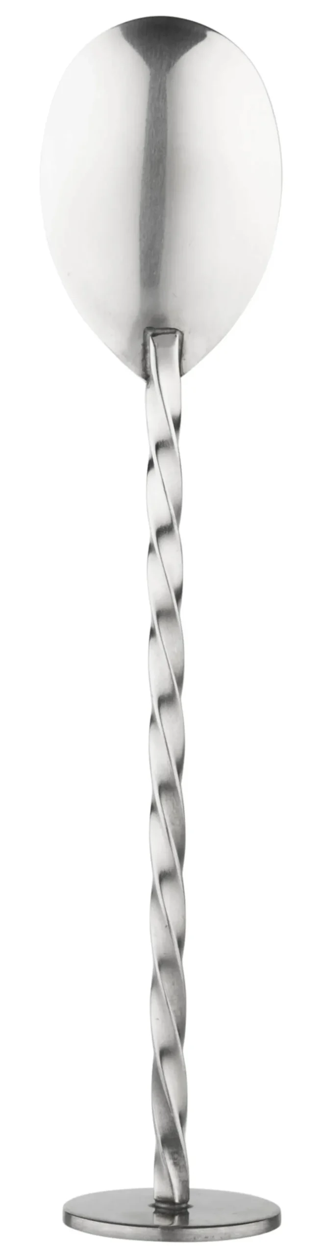 Barstuff G&T Barlöffel mit Disc, gedreht, Edelstahl - 15cm