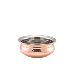 Barstuff Handi-Schüssel, Edelstahl gehämmert, kupferfarben - 12,5 cm (12 Stk.)