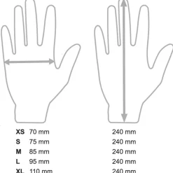 Barstuff Handschuhe Nitril weiß - S (100 Stk.)