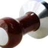 Barstuff Handtamper mit Holzgriff, Edelstahl - 5,3cm