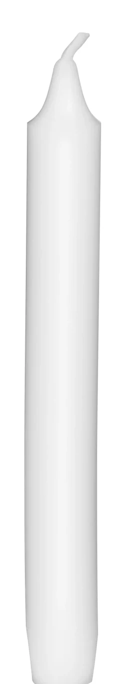 Barstuff Haushaltskerzen mit Dornenloch, Gies, 19,4x2,2cm - weiß (160 Stk.)