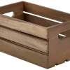 Barstuff Holzkiste, Dark Rustic Braun - 27x16x12cm
