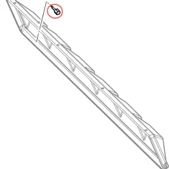 Barstuff Hoshizaki Rändelschraube für Abweiserblech seitlich/lang