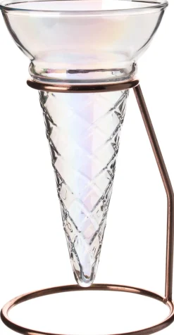 Barstuff Ice Cream Glas mit Ständer, Flavour Blaster - 150ml (6 Stk.)