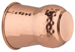 Barstuff Julepbecher Marokko, gehämmerter Edelstahl, kupferfarben- 400ml