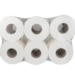 Barstuff Jumbo Toilettenpapier, Zellstoff, 2-lagig - weiß (12 Rollen)