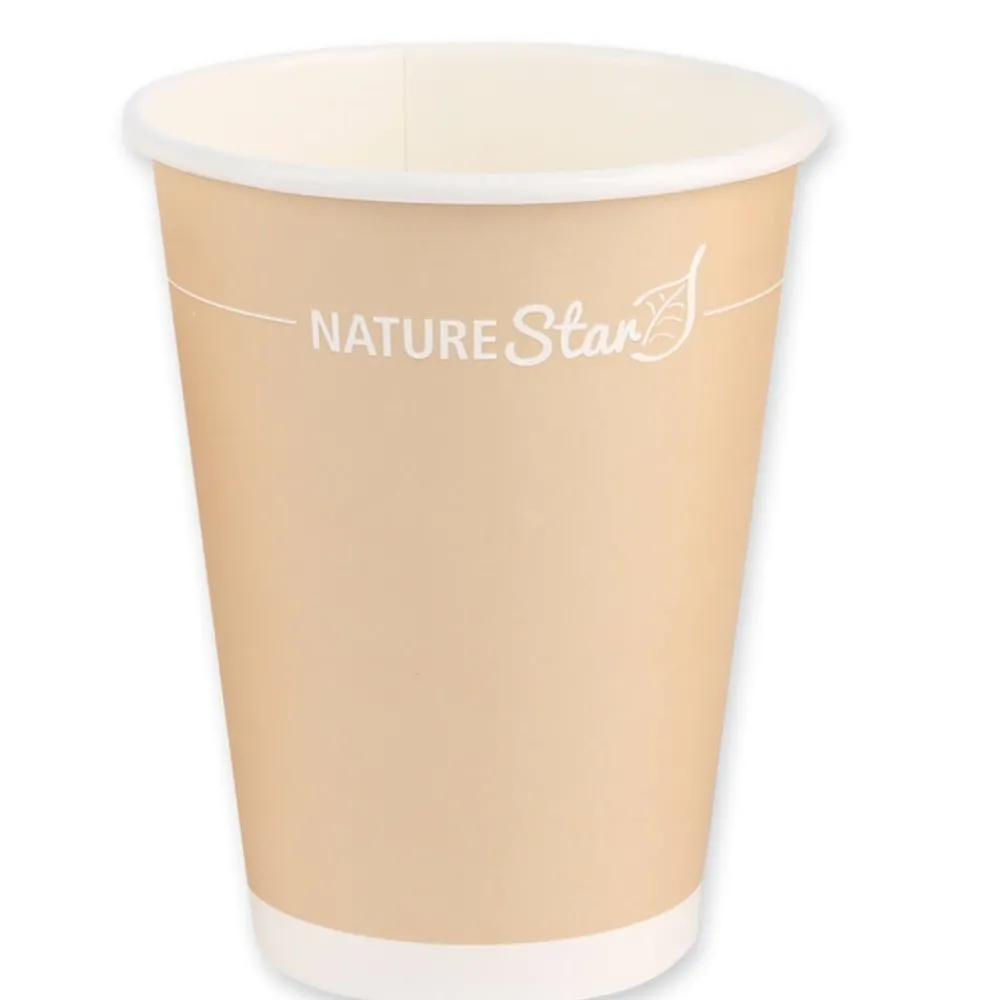 Barstuff Kaffeebecher Papier, braun - 300ml, 8cm (50 Stk.)